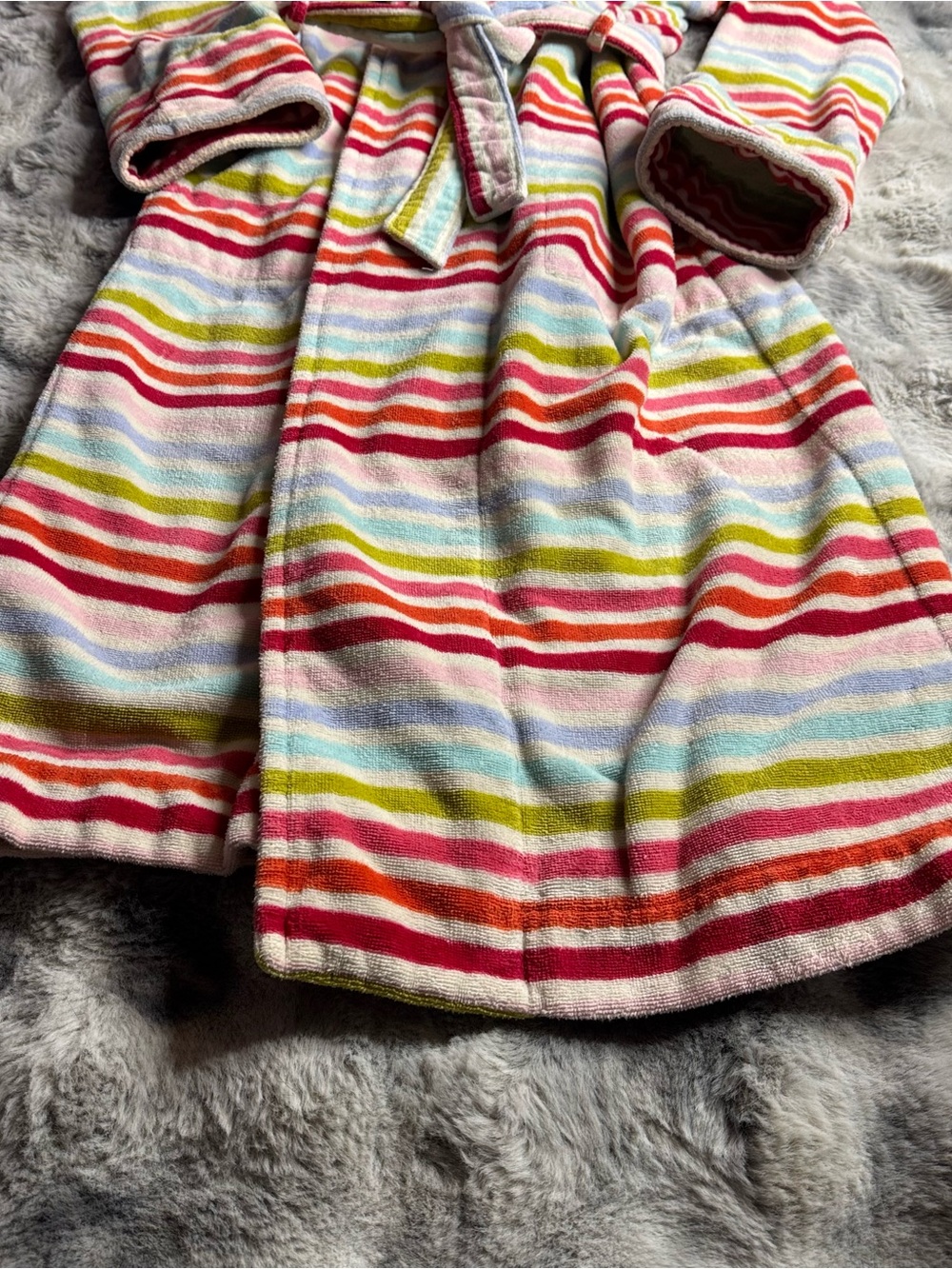 Vintage 2005 Victoria’s Secret Striped Terry Cloth Robe XS/S Y2K - Picture 4 of 9